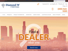 Tablet Screenshot of diamondw.com